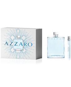 Azzaro Chrome 2 Pcs Set For Men: 6.8 Eau De Toilette Spray + 0.33 Eau De Toilette Spray