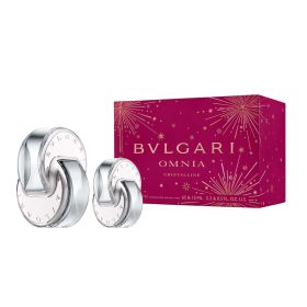 Bvlgari Omnia Crystalline 2 Pcs Set: 3.4 Eau De Toilette Spray + 0.5 Eau De Toilette Spray