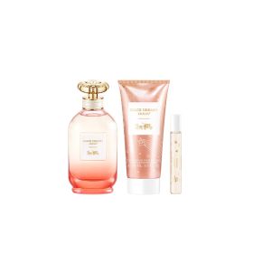 Coach Dreams Sunset 3 Pcs Set For Women: 3 Oz Eau De Parfum Spray + 0.25 Eau De Parfum Spray + 3.3 Body Lotion