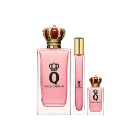 Dolce & Gabbana "Q" 3 Pcs Set For Women: 3.3 Eau De Parfum Spray + 0.33 Eau De Parfum Spray + 0.17 Eau De Parfum