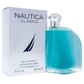 Nautica Classic 3.4 Eau De Toilette Spray For Men