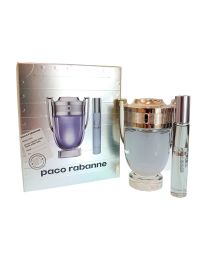 Paco Rabanne Invictus 2 Pcs Set: 3.4 Eau De Toilette Spray + 0.68 Eau De Toilette Spray (Travel)