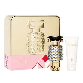 Paco Rabanne Fame 2 Pcs Set: 2.7 Eau De Parfum Spray + 3.4 Body Lotion (Metal)