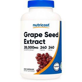 Nutricost Grape Seed Extract 28,000mg, 240 Capsules