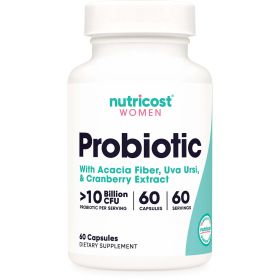 Nutricost Probiotic for Women 10 Billion CFU, 60 Capsules