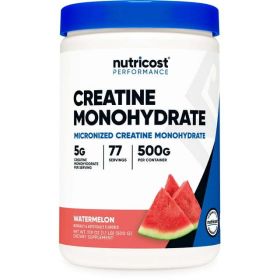 Nutricost Creatine Monohydrate Powder (Watermelon, 500 Gram)