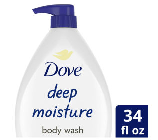 Dove Beauty Body Wash with Pump Deep Moisture Nourishing for Dry Skin