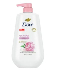 Dove Renewing Liquid Body Wash with Pump Peony and Rose Oil, 30.6 oz