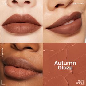 Szvilimz High Quality Silky Smooth Waterproof Matte Lipstick High color saturation (Option: Autumn Glaze)