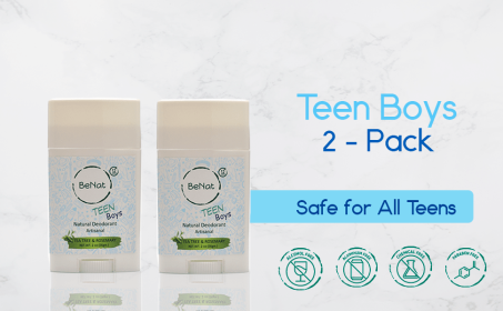 All natural Deodorants for Kids & Teens (Option: 2Pack Teen Boys)